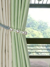 Load image into Gallery viewer, Pearl Curtain Tieback Bling Pearl Bandage Accessories Curtains Holder Buckle Tie Rope Home Decorative Curtain Tieback Decorative Drapery Holdbacks Rope Holder For Home Office 53cm
