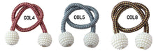 Load image into Gallery viewer, Pearl Magnetic Curtain Clip Curtain Holder Tieback Buckle Clips Hanging Ball Buckle Tie Back Curtain Accessories Home Decor  Decorative Curtain Holdbacks Crystal Tie Backs For Curtains Curtain Holders For Window Draperies
