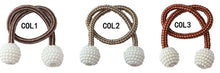 Load image into Gallery viewer, Pearl Magnetic Curtain Clip Curtain Holder Tieback Buckle Clips Hanging Ball Buckle Tie Back Curtain Accessories Home Decor  Decorative Curtain Holdbacks Crystal Tie Backs For Curtains Curtain Holders For Window Draperies
