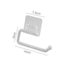 Load image into Gallery viewer, Perforation-Free Kitchen Toilet Paper Holder Special Paper Towel Rack Cling Film Storage Rack Toilet Paper Rag Holder  Wall Mount Self Adhesive Toilet Paper Holder Durable Stainless Steel Brushed Nickel Toilet Paper Roll Holder Modern No Drilling
