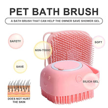 Load image into Gallery viewer, Pet Bath Brush Dog Scrubber
