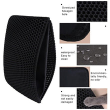 Load image into Gallery viewer, Pet Cat Litter Mat Waterproof Double Layer Cat Litter Trapping Pet Litter Box Mat Clean Pad Products For Cats Accessories Cat Litter Mat Trapping for Litter Box No-Toxic &amp; Super Size  Urine &amp; Waterproof Honeycomb Double Layer Anti Tracking Mats
