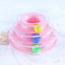 Load image into Gallery viewer, Pet Cat Toy Training Amusement Plate Kitten Tower Tracks Disc Cat Intelligence Amusement Triple Disc tumbler  Fish Animal Toy For Small Dogs Wiggle Fish Catnip Toys Motion Kitten Toy Plush Interactive Cat Toys for Cat Exercise
