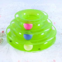Load image into Gallery viewer, Pet Cat Toy Training Amusement Plate Kitten Tower Tracks Disc Cat Intelligence Amusement Triple Disc tumbler  Fish Animal Toy For Small Dogs Wiggle Fish Catnip Toys Motion Kitten Toy Plush Interactive Cat Toys for Cat Exercise
