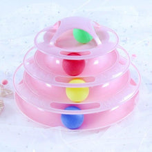 Load image into Gallery viewer, Pet Cat Toy Training Amusement Plate Kitten Tower Tracks Disc Cat Intelligence Amusement Triple Disc tumbler  Fish Animal Toy For Small Dogs Wiggle Fish Catnip Toys Motion Kitten Toy Plush Interactive Cat Toys for Cat Exercise
