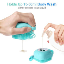 Load image into Gallery viewer, Pet Silicone Shampoo Bath Brush Massage Rubber Comb Bathing Shampoo Colorful Massager For Dogs

