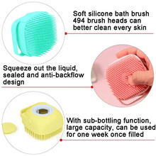 Load image into Gallery viewer, Pet Silicone Shampoo Bath Brush Massage Rubber Comb Bathing Shampoo Colorful Massager For Dogs
