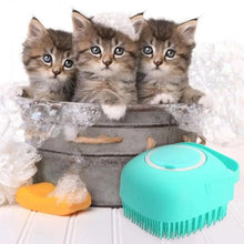 Load image into Gallery viewer, Pet Silicone Shampoo Bath Brush Massage Rubber Comb Bathing Shampoo Colorful Massager For Dogs
