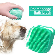 Load image into Gallery viewer, Pet Silicone Shampoo Bath Brush Massage Rubber Comb Bathing Shampoo Colorful Massager For Dogs
