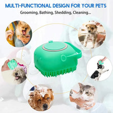 Load image into Gallery viewer, Pet Silicone Shampoo Bath Brush Massage Rubber Comb Bathing Shampoo Colorful Massager For Dogs
