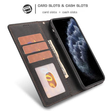 Load image into Gallery viewer, Phone Case For Xiaomi Mi Redmi Note 8 8A 8T 9 9A 9S 10 10S Pro POCO F3 X3 NFC 11 10T Lite 11i 11T Pro Wallet Leather Book Cover Magnetic PU Leather Wallet-Style Business Phone Case Fashion Flip Case with Card Slot
