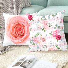 Load image into Gallery viewer, Pink Feather Pillowcase Decorative Sofa Cushion Case Bed Pillow Cover Soft Decorative Square Throw Pillow Cover Cushion Covers Pillow Case Home Decor Decorations for Sofa Couch Bed Chair Home Decor Car Cushion Cover Cute Pillow Case 45X45CM
