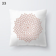 Load image into Gallery viewer, Pink Geometric Decorative Pillow Cushion Covers Polyester Pillow Case Home Pillowcase Decorative Pillowcase For Sofa Cute Charming Home Decor Cushion Cover
