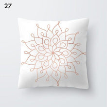 Load image into Gallery viewer, Pink Geometric Decorative Pillow Cushion Covers Polyester Pillow Case Home Pillowcase Decorative Pillowcase For Sofa Cute Charming Home Decor Cushion Cover
