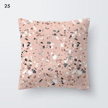 Load image into Gallery viewer, Pink Geometric Decorative Pillow Cushion Covers Polyester Pillow Case Home Pillowcase Decorative Pillowcase For Sofa Cute Charming Home Decor Cushion Cover
