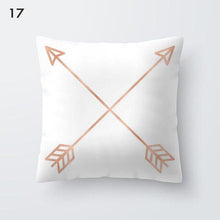 Load image into Gallery viewer, Pink Geometric Decorative Pillow Cushion Covers Polyester Pillow Case Home Pillowcase Decorative Pillowcase For Sofa Cute Charming Home Decor Cushion Cover

