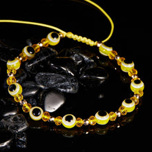Load image into Gallery viewer, Pinky Promise Blue Bracelet Sets Colorful Crystal Bead Rope Chain Lucky Couple Bracelets Colorful Eye Bracelets Handmade Braided Rope Bracelets For Women Friendship Charm Jewelry
