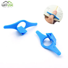 Load image into Gallery viewer, Plastic Book Page Holder Thumb Bookmark Reading Accessories Gifts For Readers Book Lovers Bookworm Librarian Literary Blue Multifunction Plastic Thumb Book Page Holder Book Marker Bookmark Superior Quality And Creative Convenient
