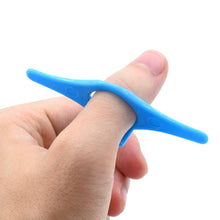 Load image into Gallery viewer, Plastic Book Page Holder Thumb Bookmark Reading Accessories Gifts For Readers Book Lovers Bookworm Librarian Literary Blue Multifunction Plastic Thumb Book Page Holder Book Marker Bookmark Superior Quality And Creative Convenient
