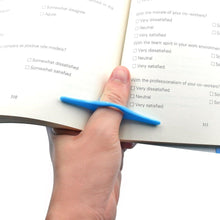 Load image into Gallery viewer, Plastic Book Page Holder Thumb Bookmark Reading Accessories Gifts For Readers Book Lovers Bookworm Librarian Literary Blue Multifunction Plastic Thumb Book Page Holder Book Marker Bookmark Superior Quality And Creative Convenient
