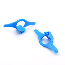 Load image into Gallery viewer, Plastic Book Page Holder Thumb Bookmark Reading Accessories Gifts For Readers Book Lovers Bookworm Librarian Literary Blue Multifunction Plastic Thumb Book Page Holder Book Marker Bookmark Superior Quality And Creative Convenient
