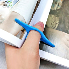 Load image into Gallery viewer, Plastic Book Page Holder Thumb Bookmark Reading Accessories Gifts For Readers Book Lovers Bookworm Librarian Literary Blue Multifunction Plastic Thumb Book Page Holder Book Marker Bookmark Superior Quality And Creative Convenient
