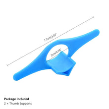 Load image into Gallery viewer, Plastic Book Page Holder Thumb Bookmark Reading Accessories Gifts For Readers Book Lovers Bookworm Librarian Literary Blue Multifunction Plastic Thumb Book Page Holder Book Marker Bookmark Superior Quality And Creative Convenient
