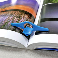 Load image into Gallery viewer, Plastic Book Page Holder Thumb Bookmark Reading Accessories Gifts For Readers Book Lovers Bookworm Librarian Literary Blue Multifunction Plastic Thumb Book Page Holder Book Marker Bookmark Superior Quality And Creative Convenient
