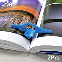 Load image into Gallery viewer, Plastic Book Page Holder Thumb Bookmark Reading Accessories Gifts For Readers Book Lovers Bookworm Librarian Literary Blue Multifunction Plastic Thumb Book Page Holder Book Marker Bookmark Superior Quality And Creative Convenient
