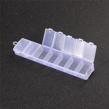 Load image into Gallery viewer, Plastic Jewelry Boxes Plastic Tool Box Adjustable Craft Organizer Storage Beads Bracelet Jewelry Boxes Portable 10 Compartments Clear Plastic Storage Box Jewelry Organizer Container
