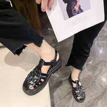 Load image into Gallery viewer, Platform Women's Sandals Summer Fashion Women Beach Classic Sandal Comfortable Beach  Pool Platforms Sandals With Buckle Open Toe Ankle Strap Thick-Soled Casual Women's Shoes

