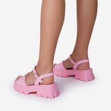 Load image into Gallery viewer, Platform Women's Sandals Summer Fashion Women Beach Classic Sandal Comfortable Beach  Pool Platforms Sandals With Buckle Open Toe Ankle Strap Thick-Soled Casual Women's Shoes
