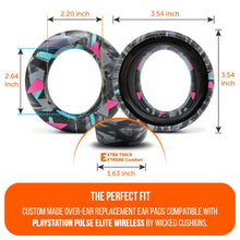 Load image into Gallery viewer, PlayStation Pulse Elite PU Leather Earpads - WC PadZ Pulse Elite
