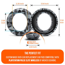 Load image into Gallery viewer, PlayStation Pulse Elite PU Leather Earpads - WC PadZ Pulse Elite
