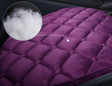 Load image into Gallery viewer, Plush Car Seat Covers Front Rear Full Set Choose Car Seat Cushion Car Memory Foam Heightening Seat Cushion Plush Seat Pad Protector Car Accessories  Lower Back Pain Relief Cushion Anti-Slip
