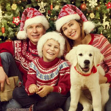 Load image into Gallery viewer, Plush Knitted Christmas Hat
