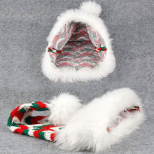 Load image into Gallery viewer, Plush Knitted Christmas Hat
