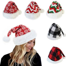 Load image into Gallery viewer, Plush Knitted Christmas Hat
