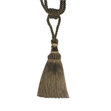 Load image into Gallery viewer, Polyester Tassel Curtain Tieback Handmade Hanging Tassels Fringe Curtains Holder Buckle Rope Decor Room Accessories European Style High-Grade Curtains Tieback Rope Tassel Holdbacks
