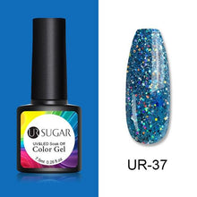 Load image into Gallery viewer, Popular 2022 Modern New Elegant Silver Purple Nail Gel Polish 7.5ml UV Manicuring Elegant Glossy Colororful Stylish Nail Design For Women
