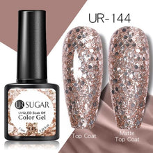 Load image into Gallery viewer, Popular 2022 Modern New Elegant Silver Purple Nail Gel Polish 7.5ml UV Manicuring Elegant Glossy Colororful Stylish Nail Design For Women
