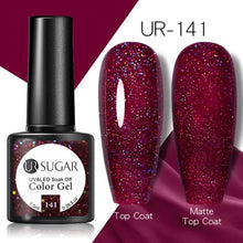 Load image into Gallery viewer, Popular 2022 Modern New Elegant Silver Purple Nail Gel Polish 7.5ml UV Manicuring Elegant Glossy Colororful Stylish Nail Design For Women
