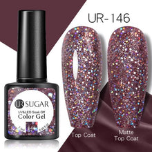 Load image into Gallery viewer, Popular 2022 Modern New Elegant Silver Purple Nail Gel Polish 7.5ml UV Manicuring Elegant Glossy Colororful Stylish Nail Design For Women
