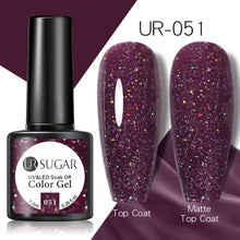 Load image into Gallery viewer, Popular 2022 Modern New Elegant Silver Purple Nail Gel Polish 7.5ml UV Manicuring Elegant Glossy Colororful Stylish Nail Design For Women
