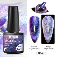 Load image into Gallery viewer, Popular Cat Eye Gel Nail Polish Magnetic Colorful UV Rainbow Gel Fashion Charming Effect Modern Design
