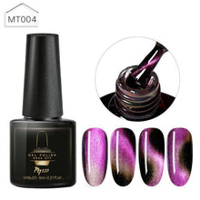 Load image into Gallery viewer, Popular Cat Eye Gel Nail Polish Magnetic Colorful UV Rainbow Gel Fashion Charming Effect Modern Design
