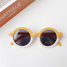 Load image into Gallery viewer, Popular Sunglasses For Children Boy/Girl New Elegant Leopard Double Color Cartoon Bear Shapes New Round Shape Sunglasses For Kids As Well As For Women And Men
