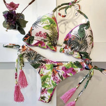 Load image into Gallery viewer, Popular Women's Beachwear  Bikini Set Swimwear Push-Up Padded Swimsuit Floral Bikini Set Low Rise Ruffled Two Pieces Swimsuit Push Up Bathing Suit Swimwear
