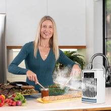 Load image into Gallery viewer, Portable Air Conditioner Fan Evaporative Humidifier 3 Speed Spray
