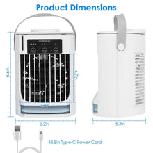 Load image into Gallery viewer, Portable Air Conditioner Fan Evaporative Humidifier 3 Speed Spray
